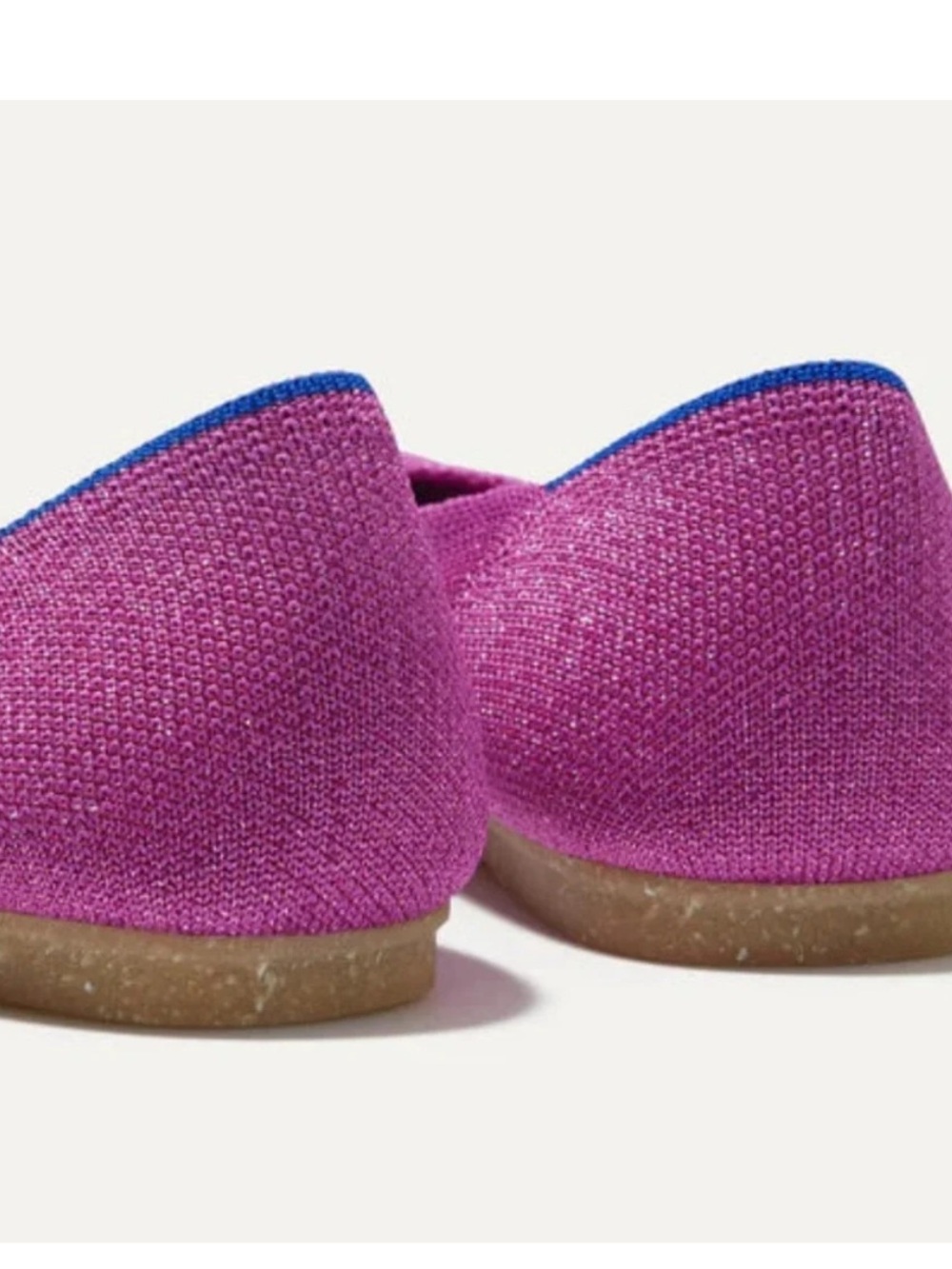 💖SPOTLIGHT💖NWOT Limited Edition Bloom Metallic Rothy's Flats - Picture 3 of 6